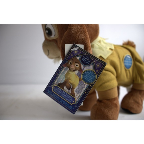 Disney Wish Walk N Talk Valentino Plush Dog Stuffed Animal New With Tags - Picture 4 of 6